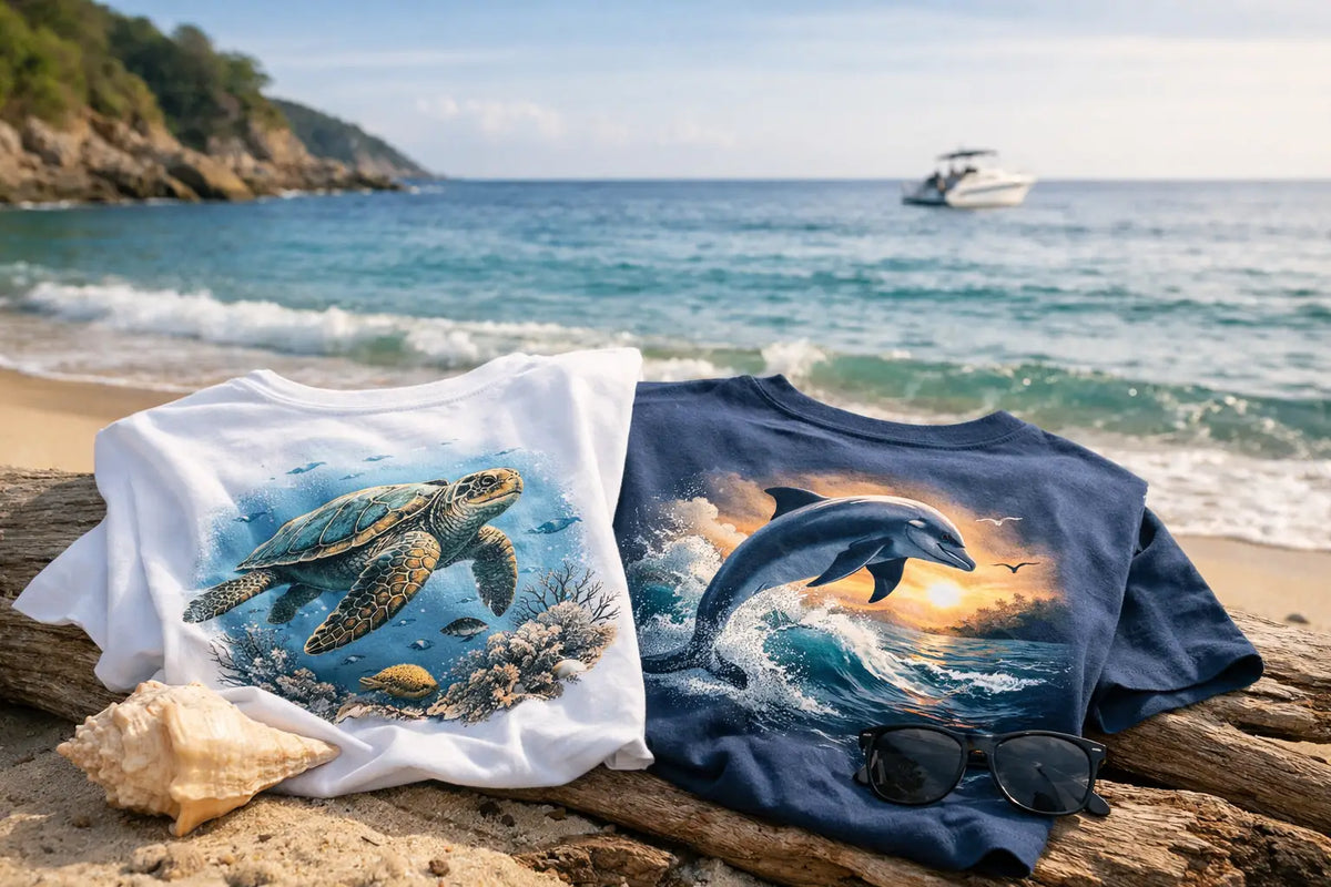 What Are Marine Wildlife Shirts? Coastal Style