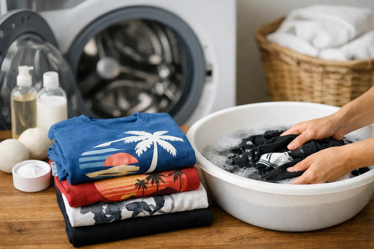 How to Wash Printed Cotton Tees Without Fading