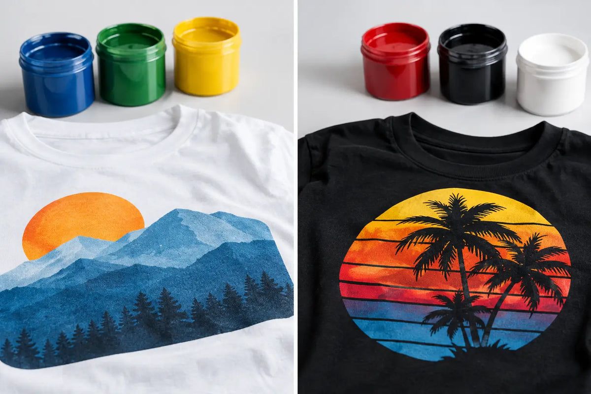 Water Based Versus Plastisol Prints Compared
