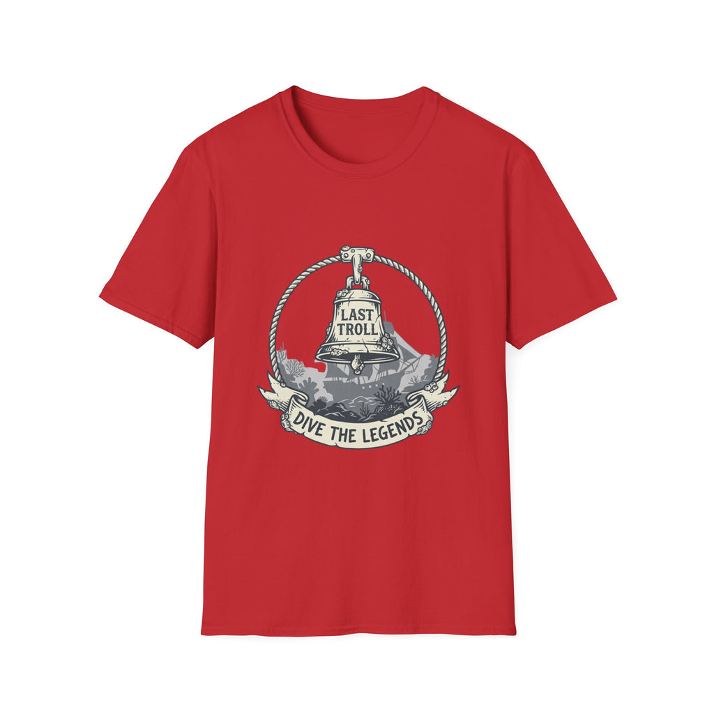 T-Shirt — 'Last Troll' Nautical Dive Badge Tee (Dive the Legends)