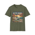 Outer Banks T-Shirt — 'Outer Banks: Salt Air & Atlantic Nights' Vintage Coastal Tee