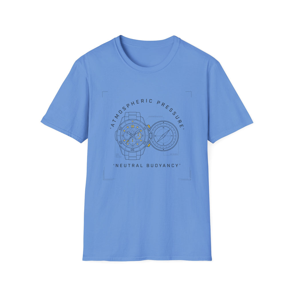 Atmospheric Pressure Diagram T-Shirt — Neutral Buoyancy Science Tee