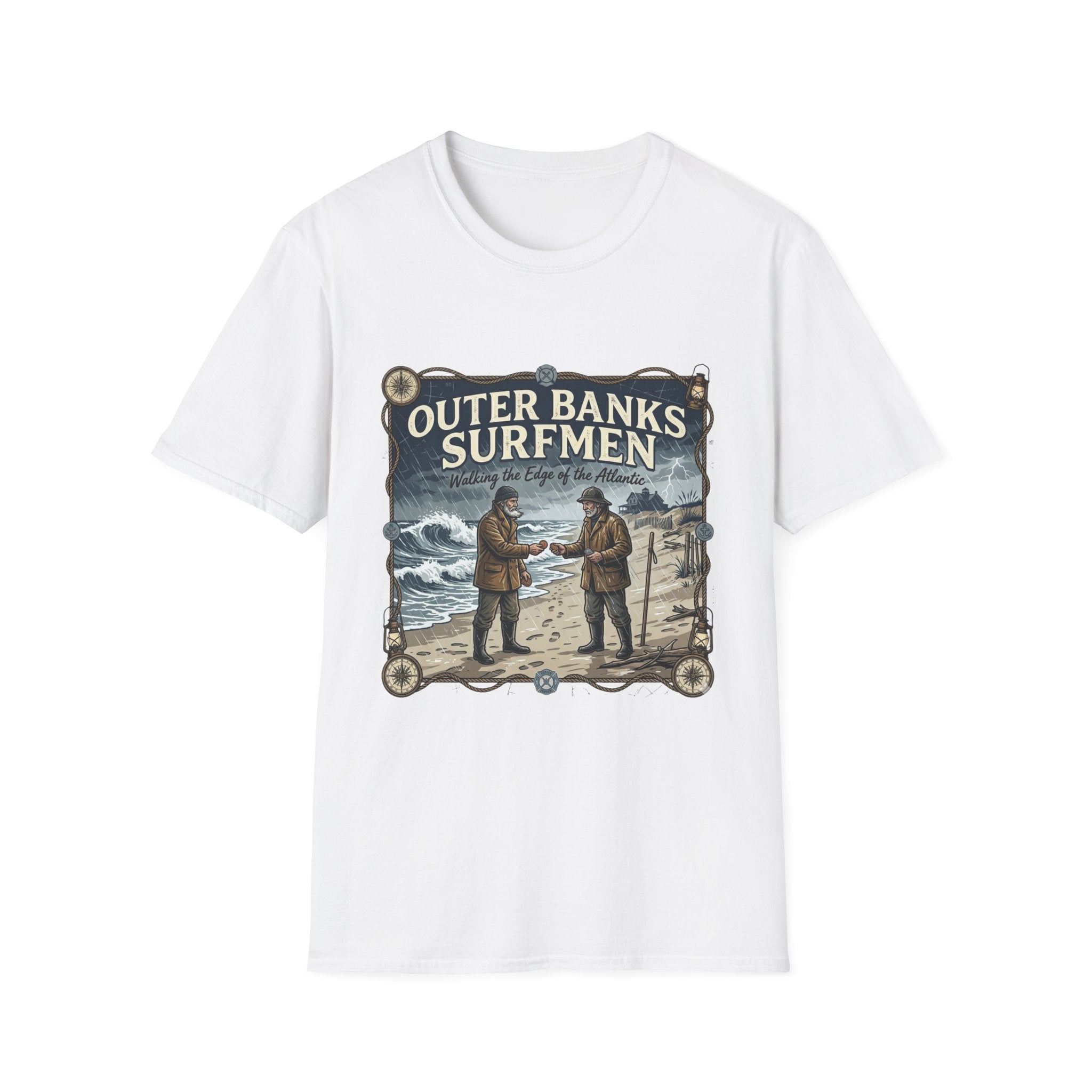 Outer Banks Surfmen T-Shirt — Vintage Coast Rescue Design