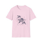 Tribal Manta Ray T-Shirt — Ocean Wave Nautical Art Tee