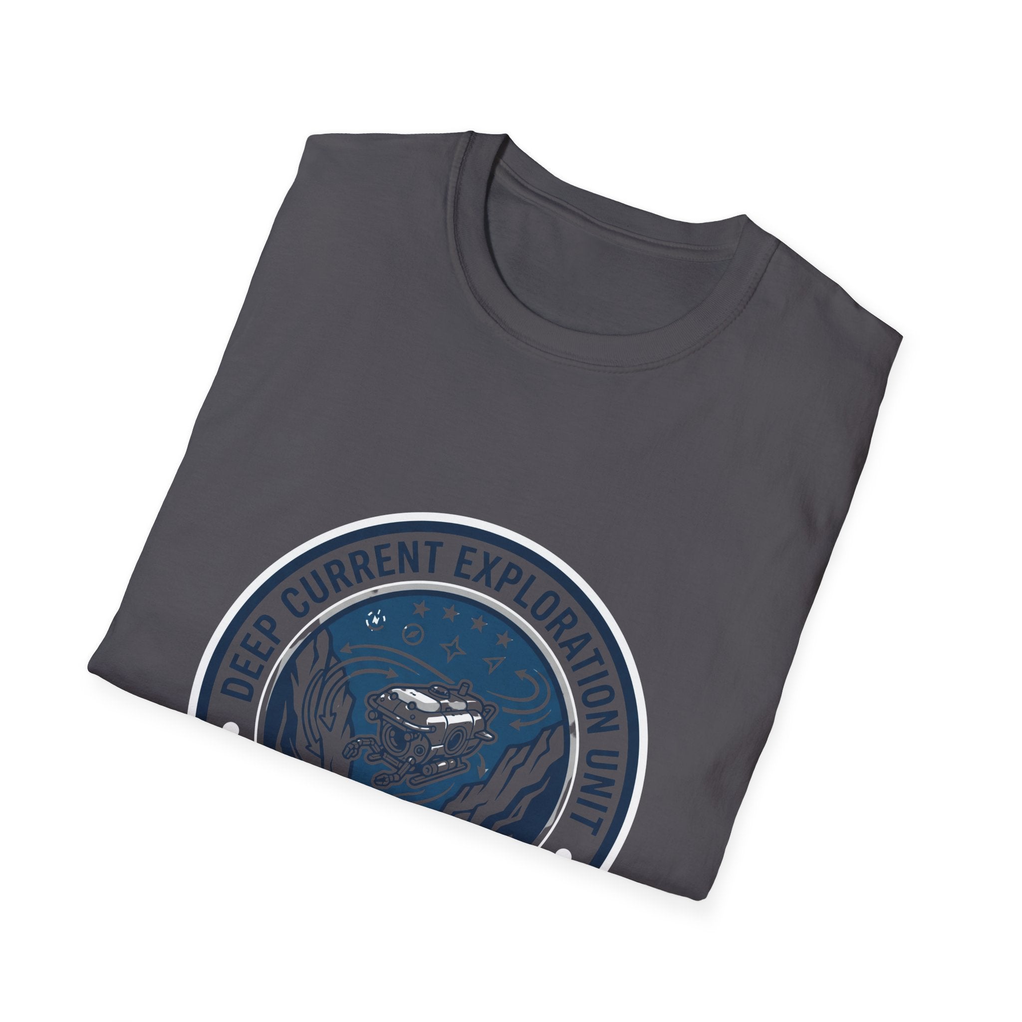 T-Shirt — Deep Current Exploration Unit 'Abyssal Zone' Ocean Patch Tee
