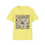 Treasure Fleet T-Shirt — 1715 Spanish Shipwreck Map Vintage Dive Tee