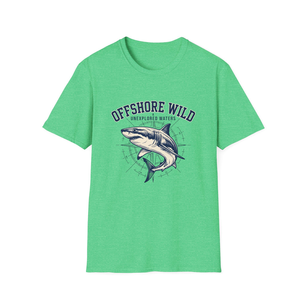 Shark Tee – "Offshore Wild" Graphic Fishing T-Shirt