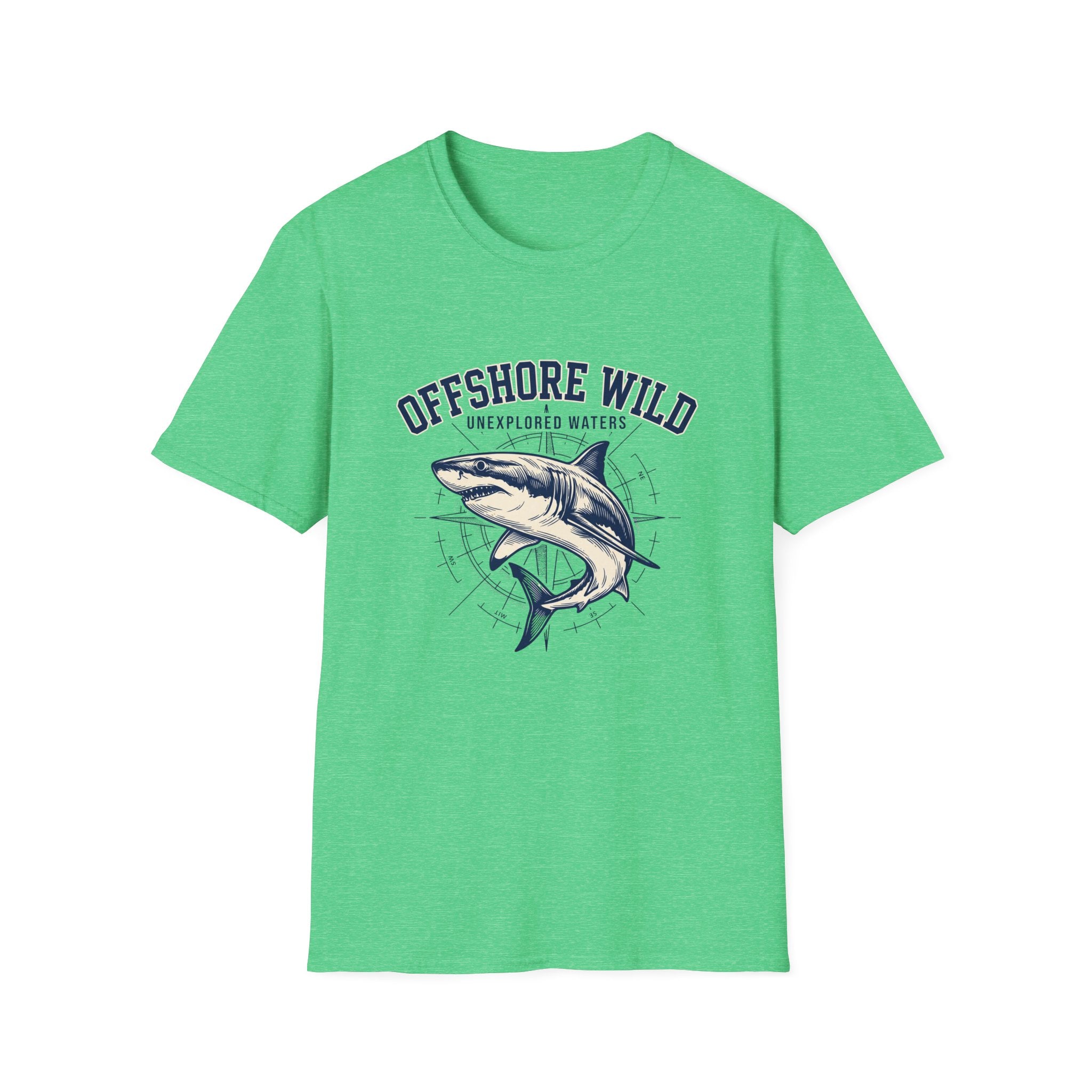 Shark Tee – "Offshore Wild" Graphic Fishing T-Shirt