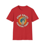 Stay Salty Coastal Vibes T-Shirt — Retro Palm Beach Graphic Tee