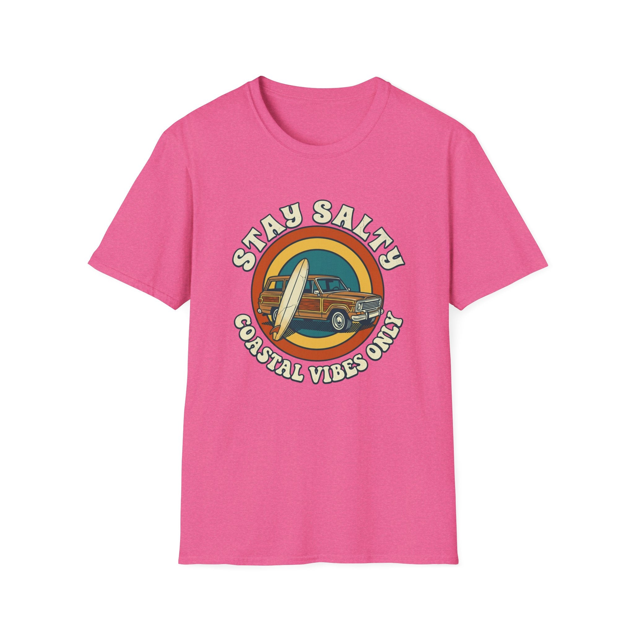 Stay Salty Surf Truck T-Shirt — Coastal Vibes Only Vintage Tee