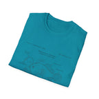 Anglerfish Anatomy Tee — Scientific Diagram Fish T-Shirt with “Anatomy of an Anglerfish” Design