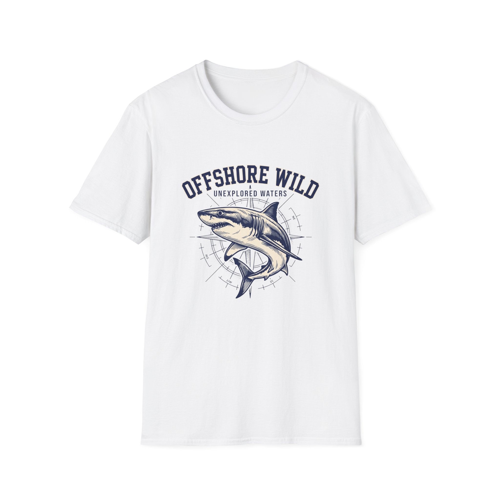 Shark Tee – "Offshore Wild" Graphic Fishing T-Shirt