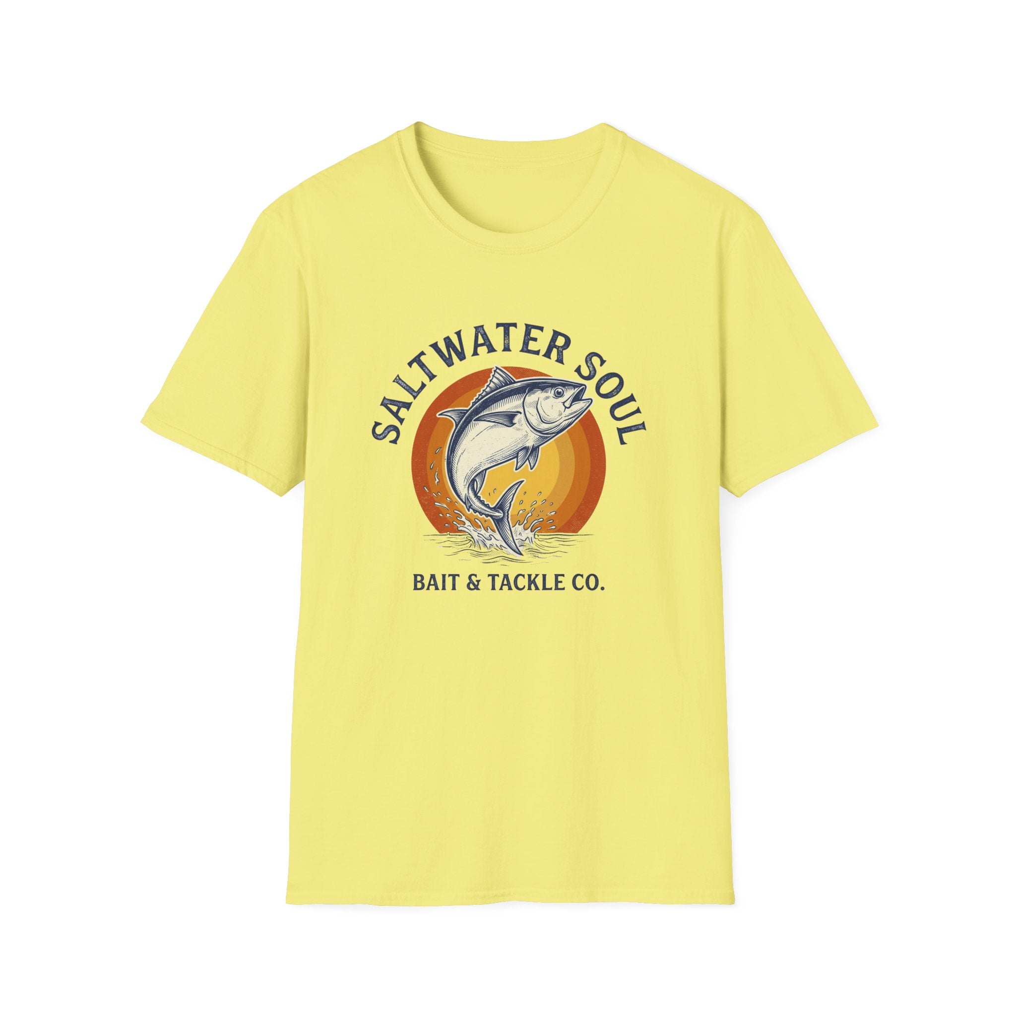T-shirt de pêche Saltwater Soul — T-shirt côtier Appâts et matériel de pêche