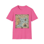 Pirate Coast Map T-Shirt — 'The Pirate Coast of the Outer Banks • 1718' Vintage Nautical Tee