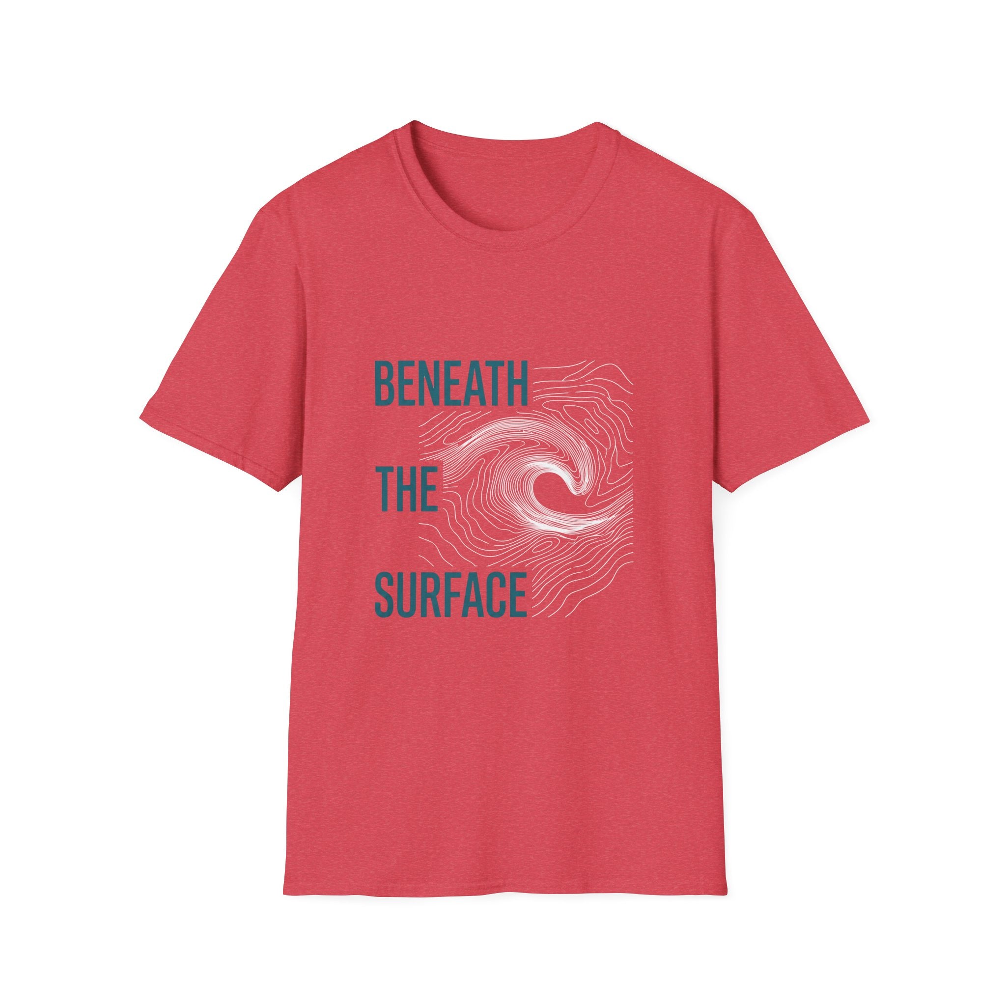 T-Shirt — "Beneath the Surface" Ocean Wave Graphic Tee