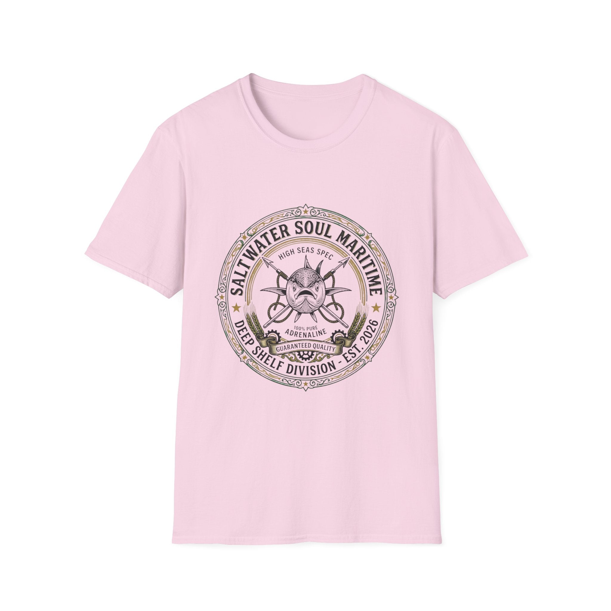 Saltwater Soul Maritime T-Shirt — Vintage Nautical Anchor Graphic