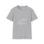 Sunrise Seagulls Graphic T-Shirt — Minimal Beach Sunset Tee