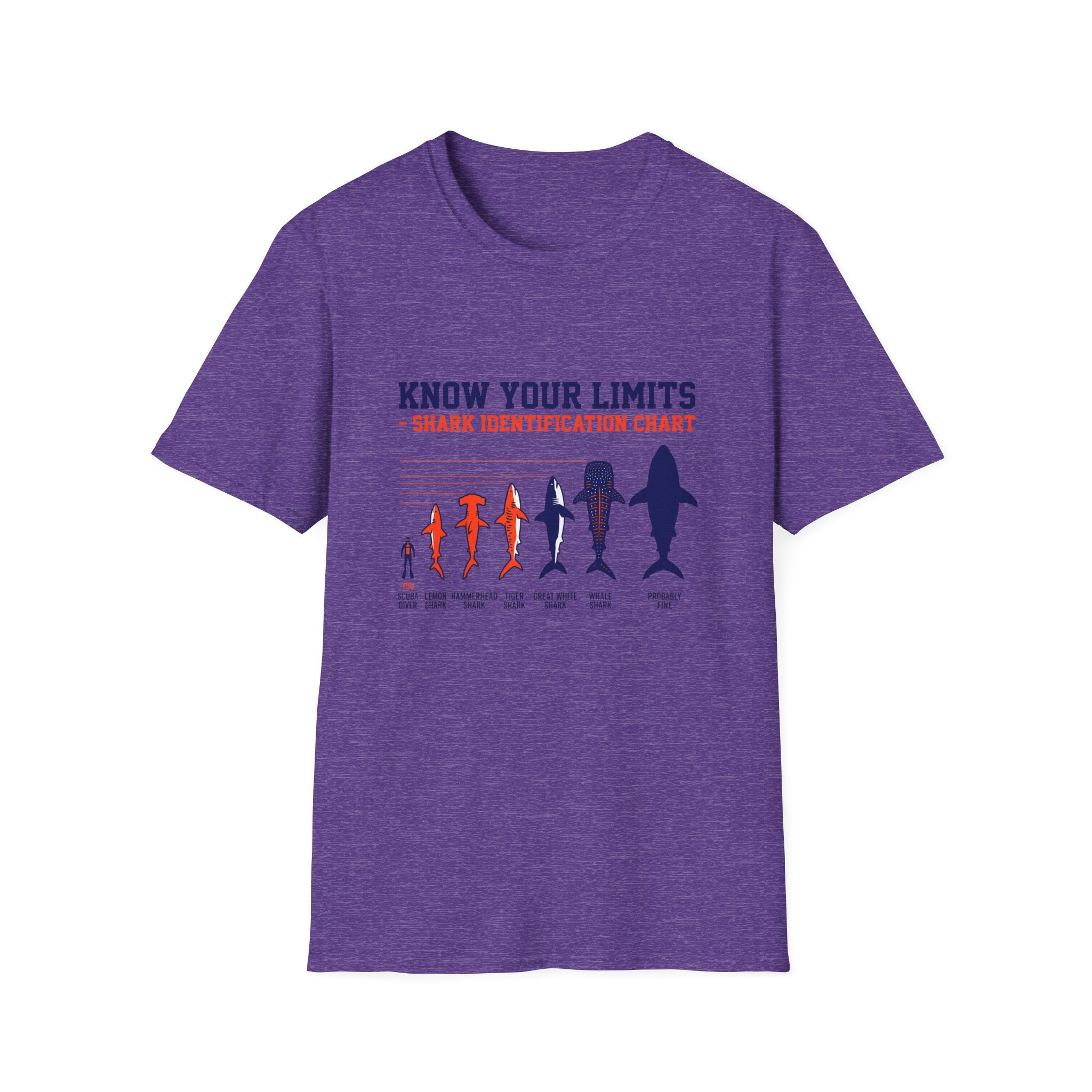 Know Your Limits Shark Identification T-Shirt