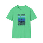 Deep Current Graphic T-Shirt — 'Pressure Builds Character' Ocean Diver Tee