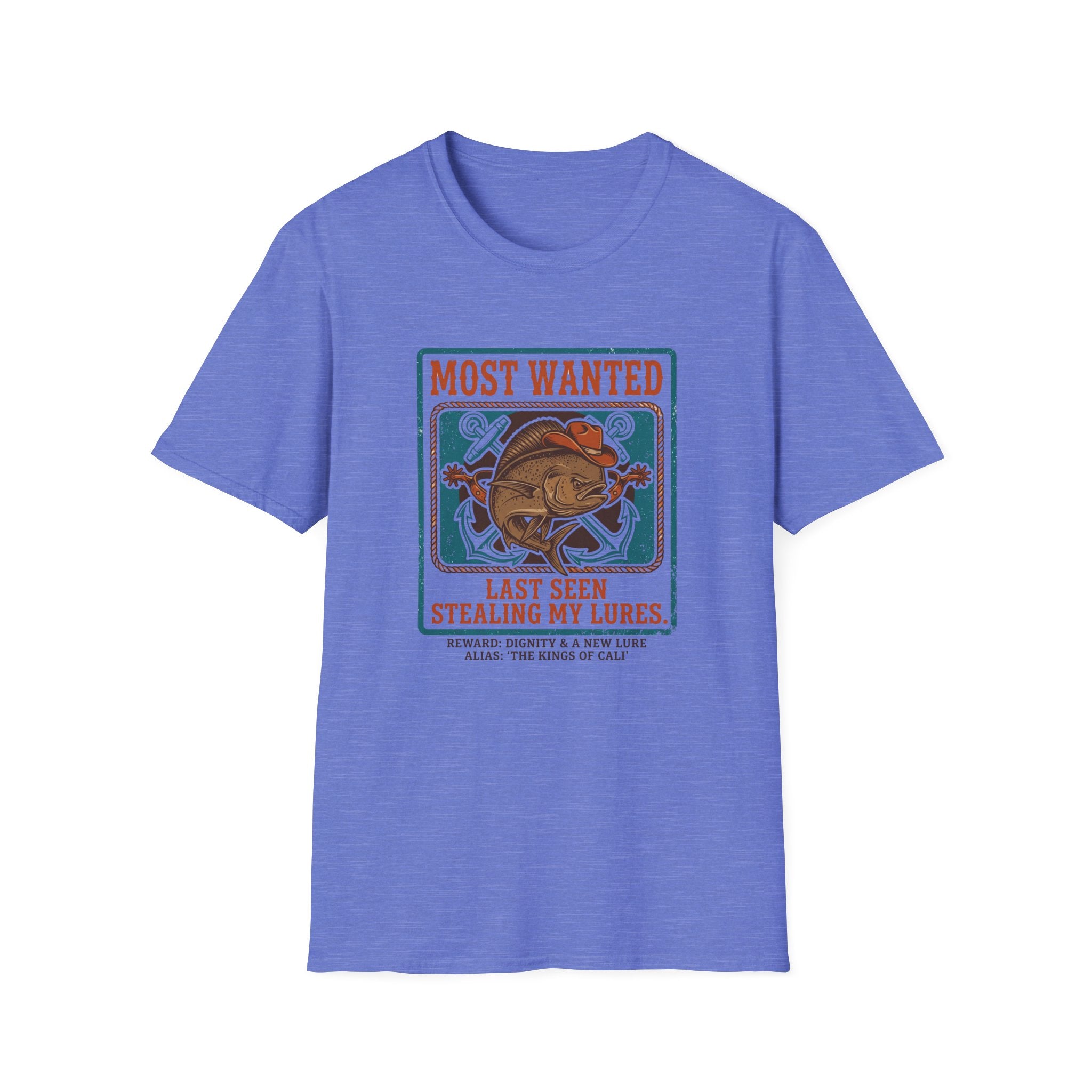 Most Wanted Fishing Shirt - "Last Seen Stealing My Lures" Tee