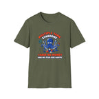 Multiple Tank Syndrome Octopus T-Shirt – “I Have No Money and My Fish Are Happy” Funny Fishing Shirt