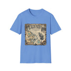Outer Banks Pirate Map T-Shirt — Vintage Nautical Treasure Chart Tee