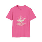 Ocean Drift Whale Compass T-Shirt — Nautical Adventure Graphic Tee