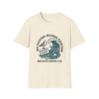 Nor'easter Survival Club T-Shirt — "OK, Vacation: Weather Permitting" Seagull & Wave Tee