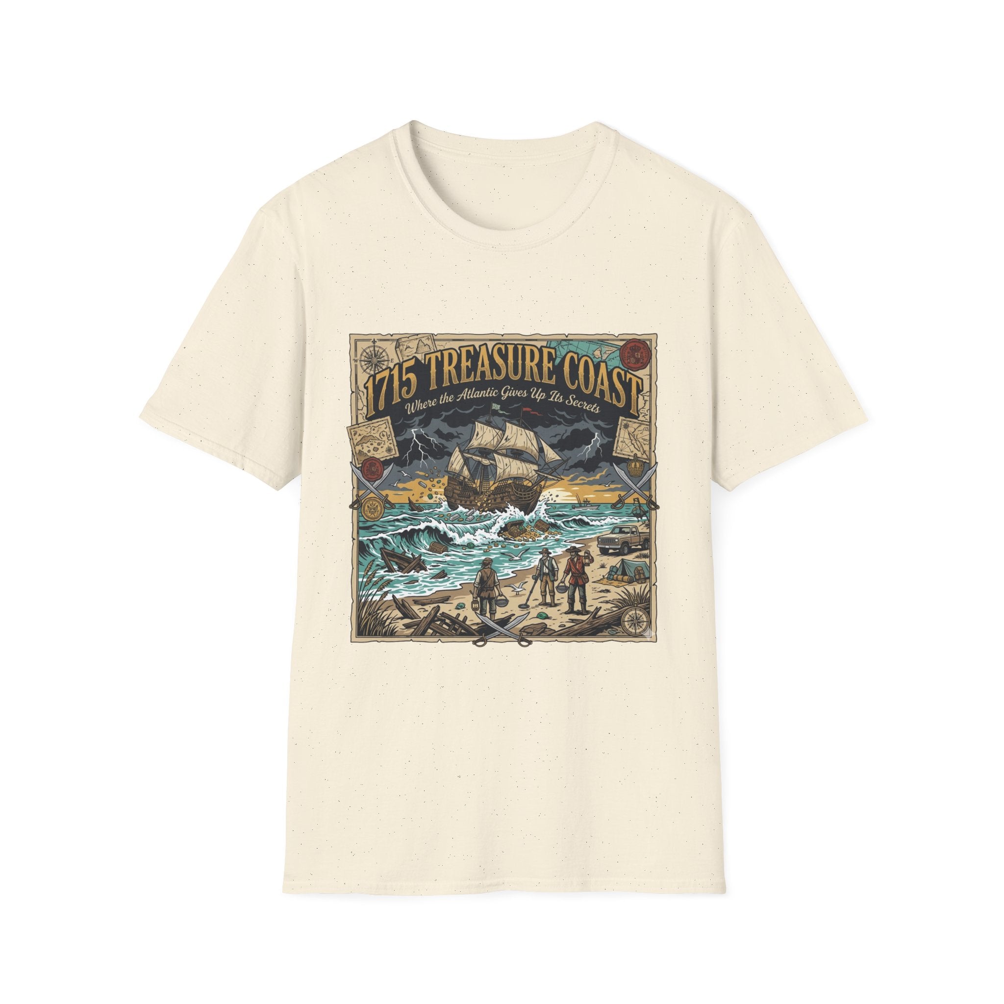 Treasure Coast 1715 Vintage Ship T-Shirt