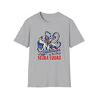 Scuba Squad T-Shirt — 'Adventures in the Deep' Vintage Diver Octopus Graphic Tee
