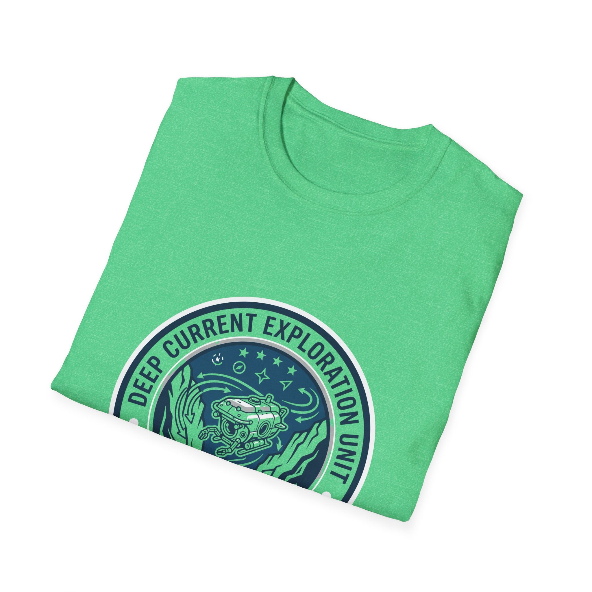 T-Shirt — Deep Current Exploration Unit 'Abyssal Zone' Ocean Patch Tee