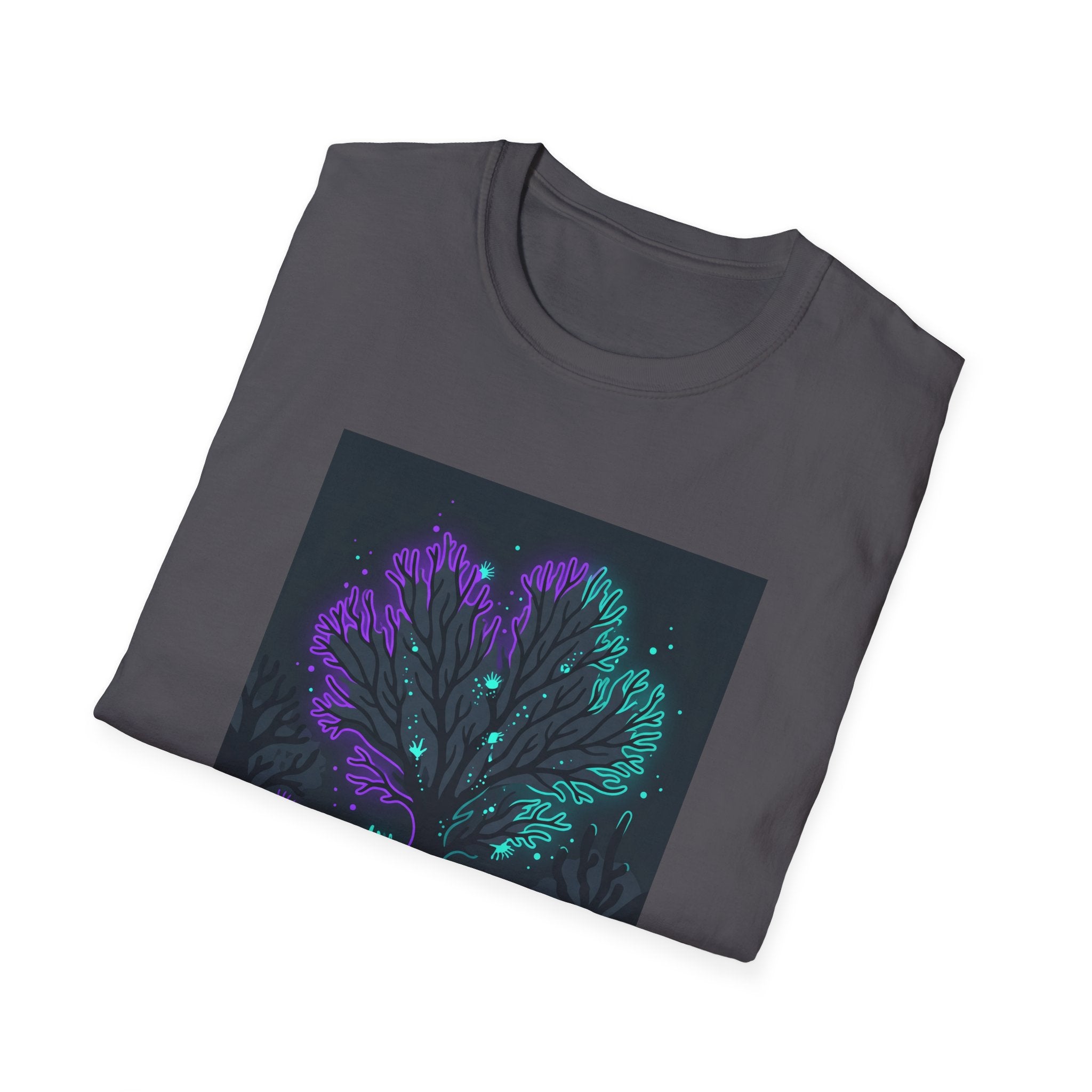 T-shirt Ginkgo clair de lune — Tee-shirt floral Jardin nocturne
