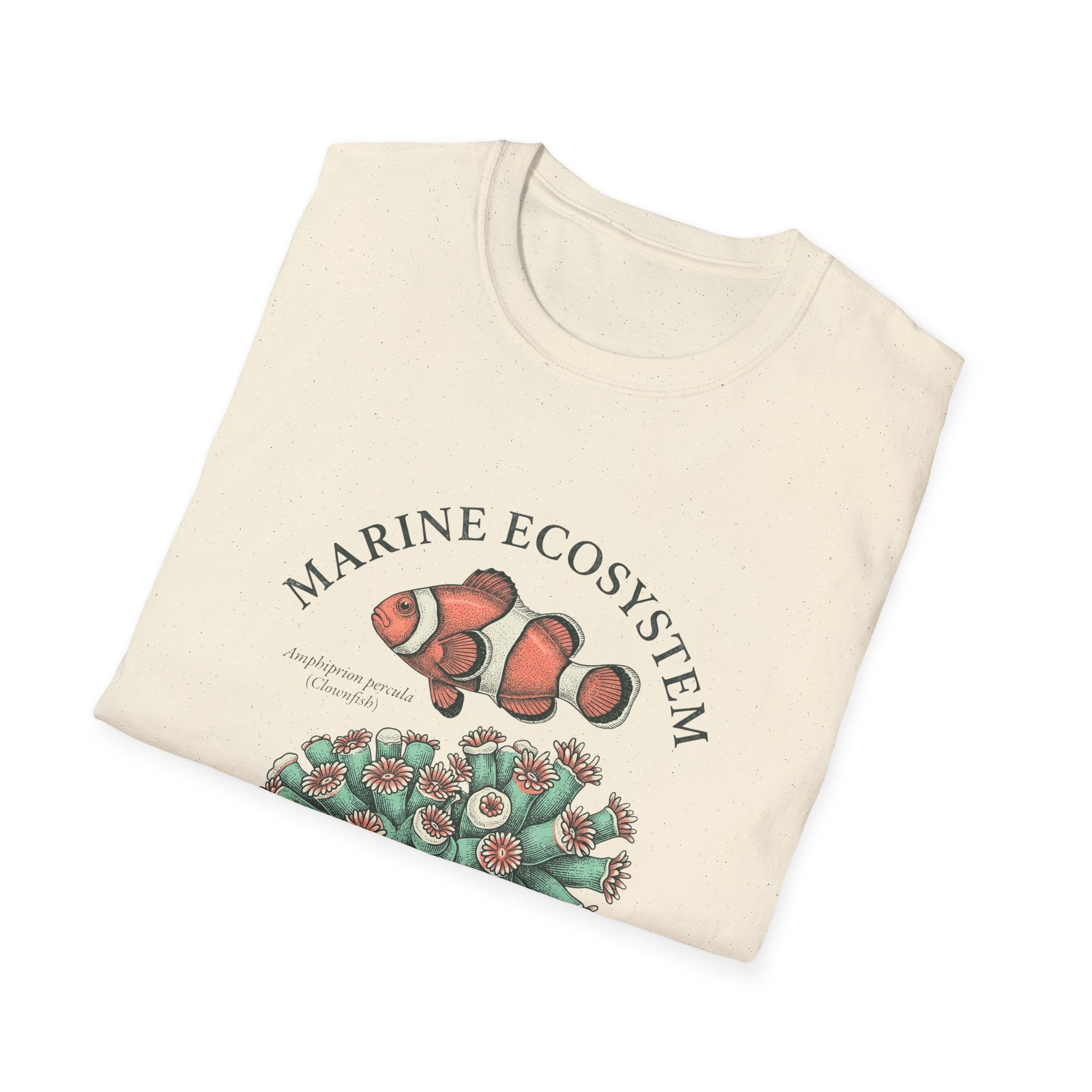 Marine Ecosystem Clownfish & Coral T-Shirt