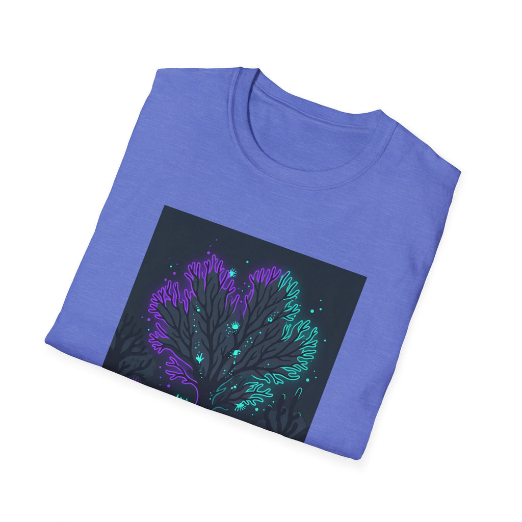 T-shirt Ginkgo clair de lune — Tee-shirt floral Jardin nocturne