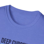 T-shirt graphique Deep Current — T-shirt de plongeur océanique « La pression forge le caractère »