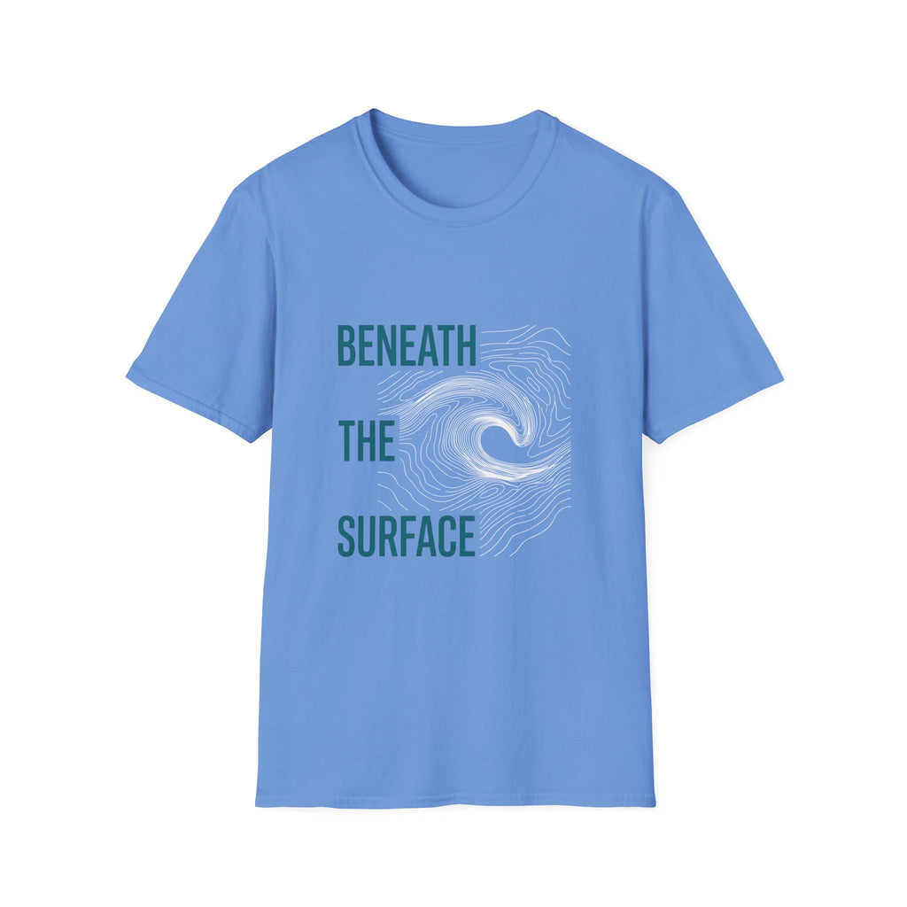 T-Shirt — "Beneath the Surface" Ocean Wave Graphic Tee
