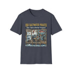 OBX Saltwater Pirates T-Shirt — "Beer, Bait & Buried Treasure" Coastal Fishing Tee