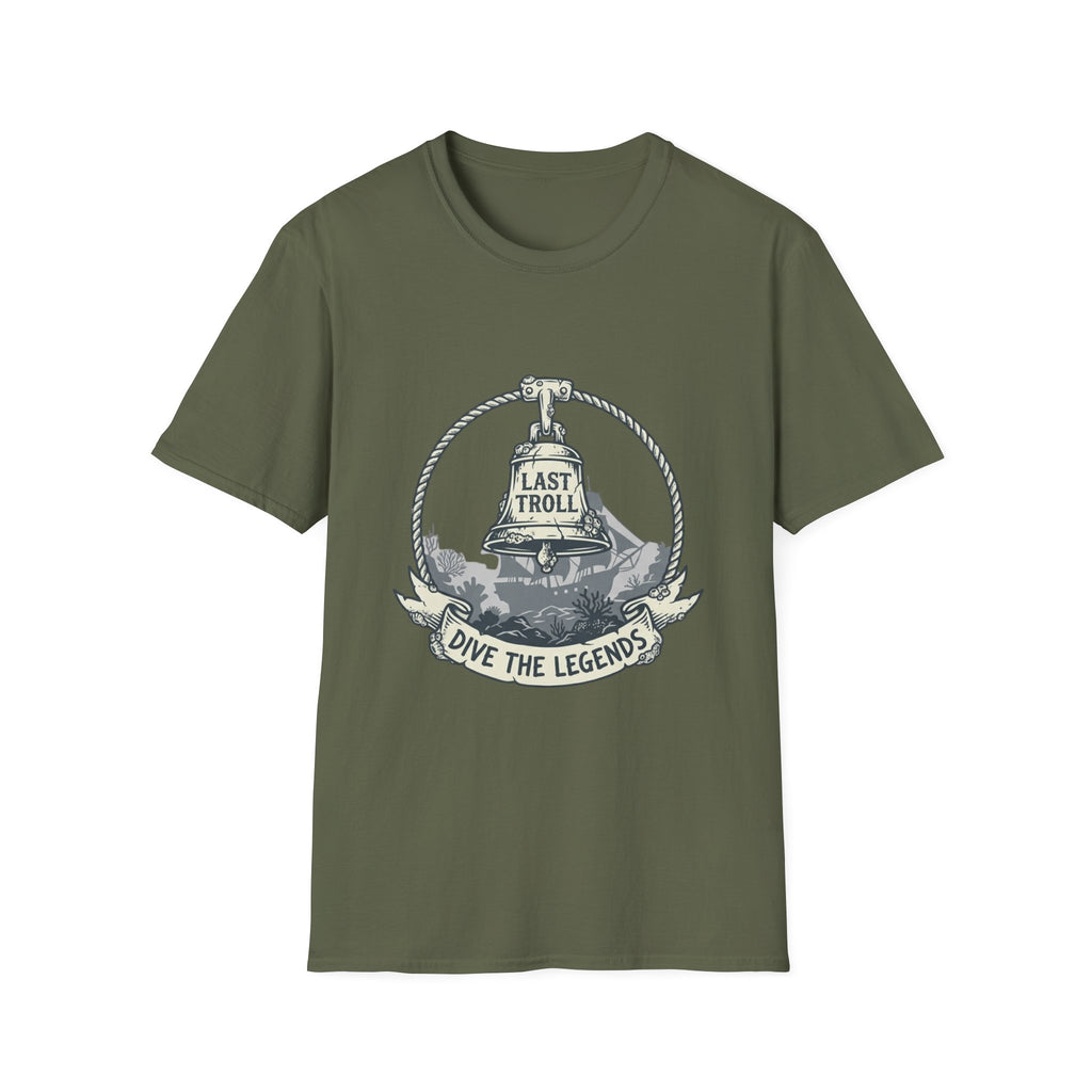 T-Shirt — 'Last Troll' Nautical Dive Badge Tee (Dive the Legends)