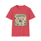 Treasure Fleet T-Shirt — 1715 Spanish Shipwreck Map Vintage Dive Tee