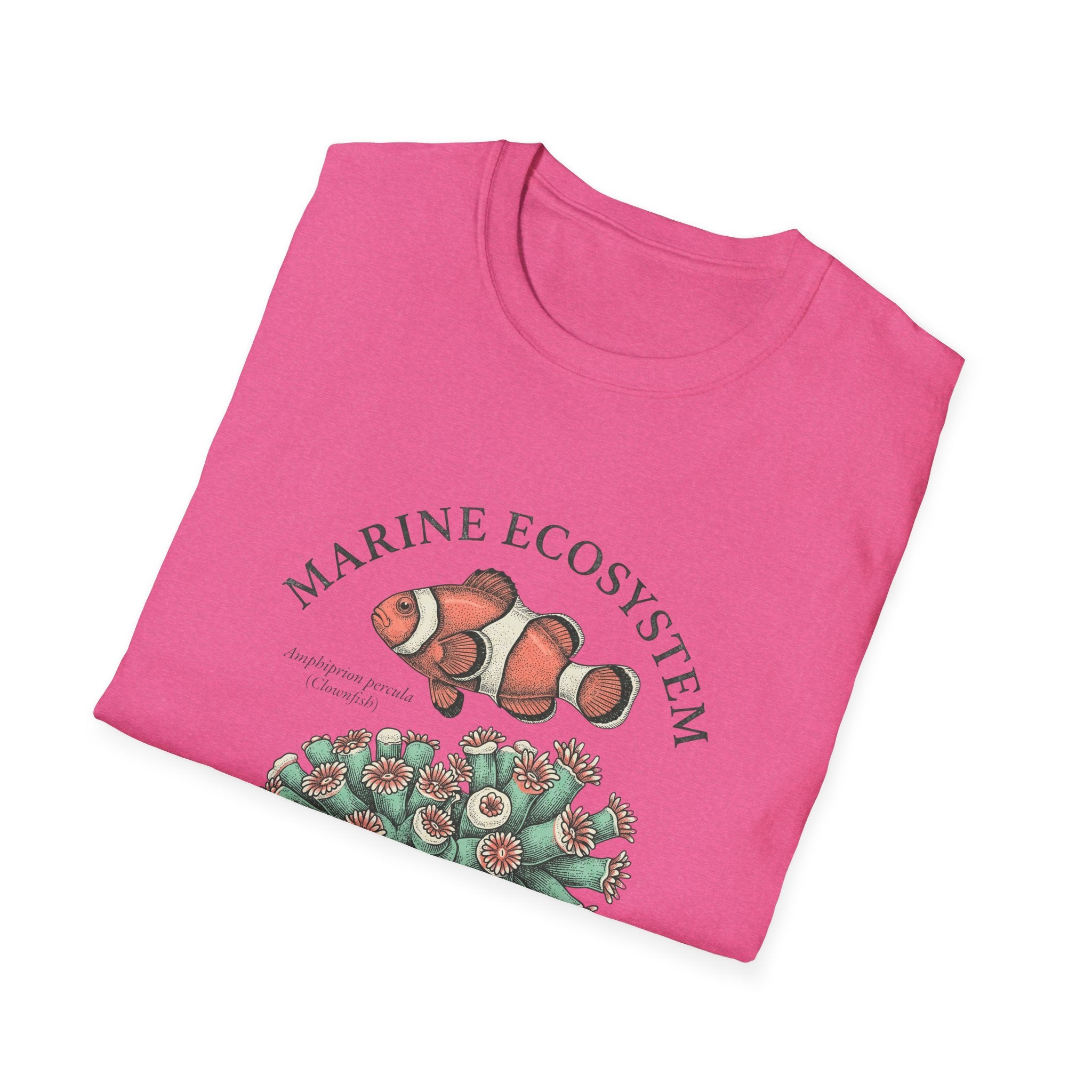 Marine Ecosystem Clownfish & Coral T-Shirt