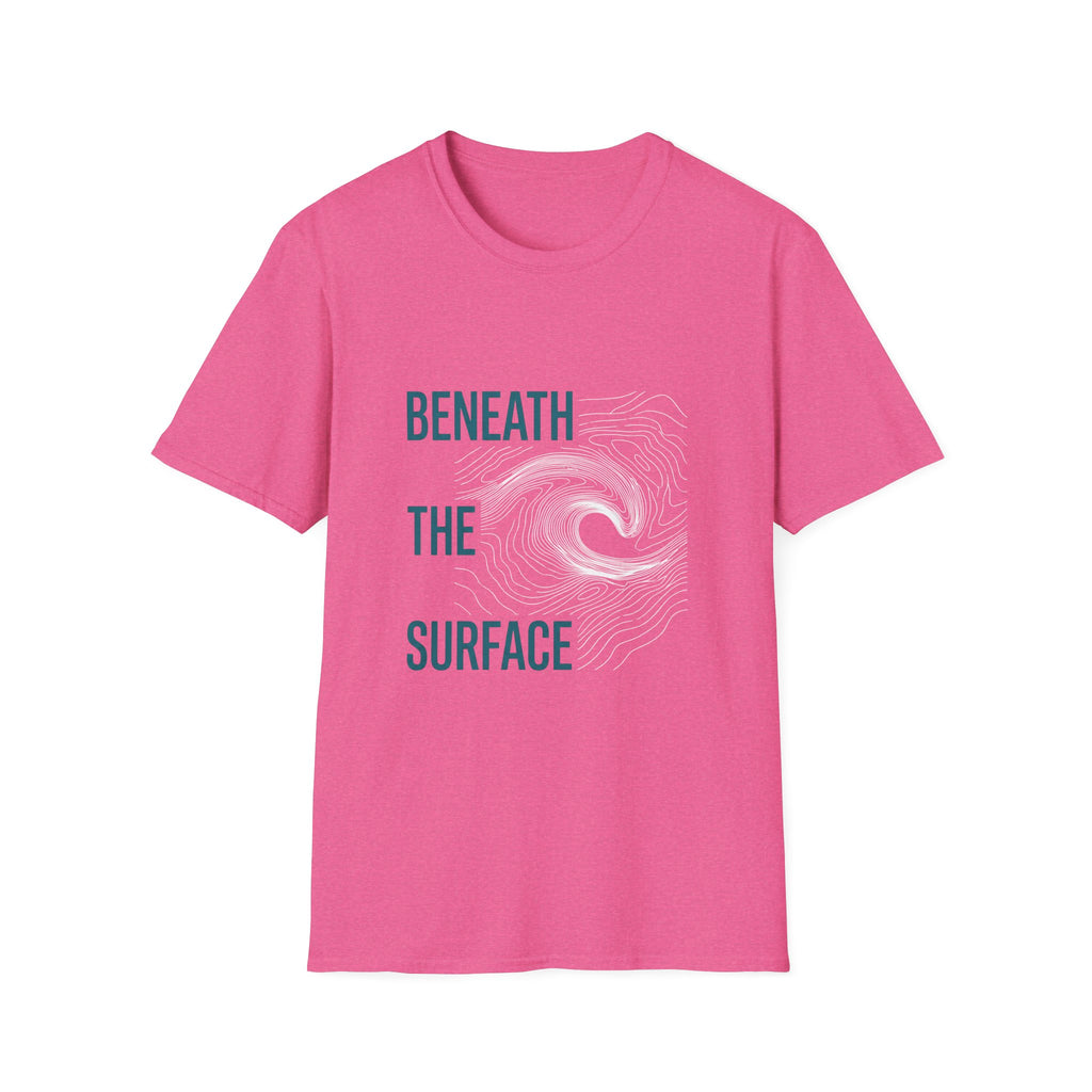 T-Shirt — "Beneath the Surface" Ocean Wave Graphic Tee
