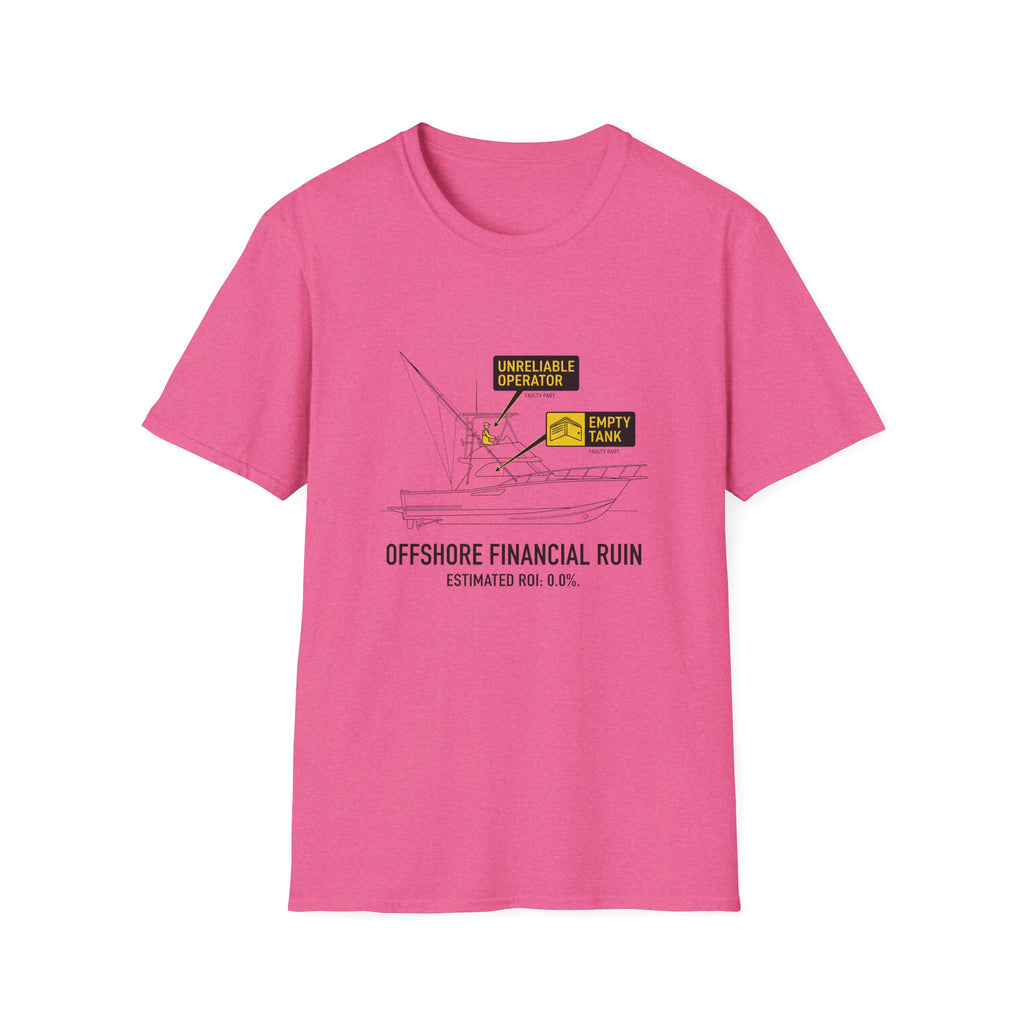T-Shirt — "Offshore Financial Ruin" Diagram Graphic Tee