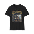 Outer Banks Pirate Company T-Shirt — "1718 & Still Avoiding Taxes" Vintage Nautical Tee