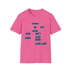 Flowchart T-Shirt – "Worked a Flaw?" Engineering Diagram Tee