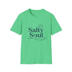 Salty Soul Beach T-Shirt — Nautical Sun & Wave Graphic Tee