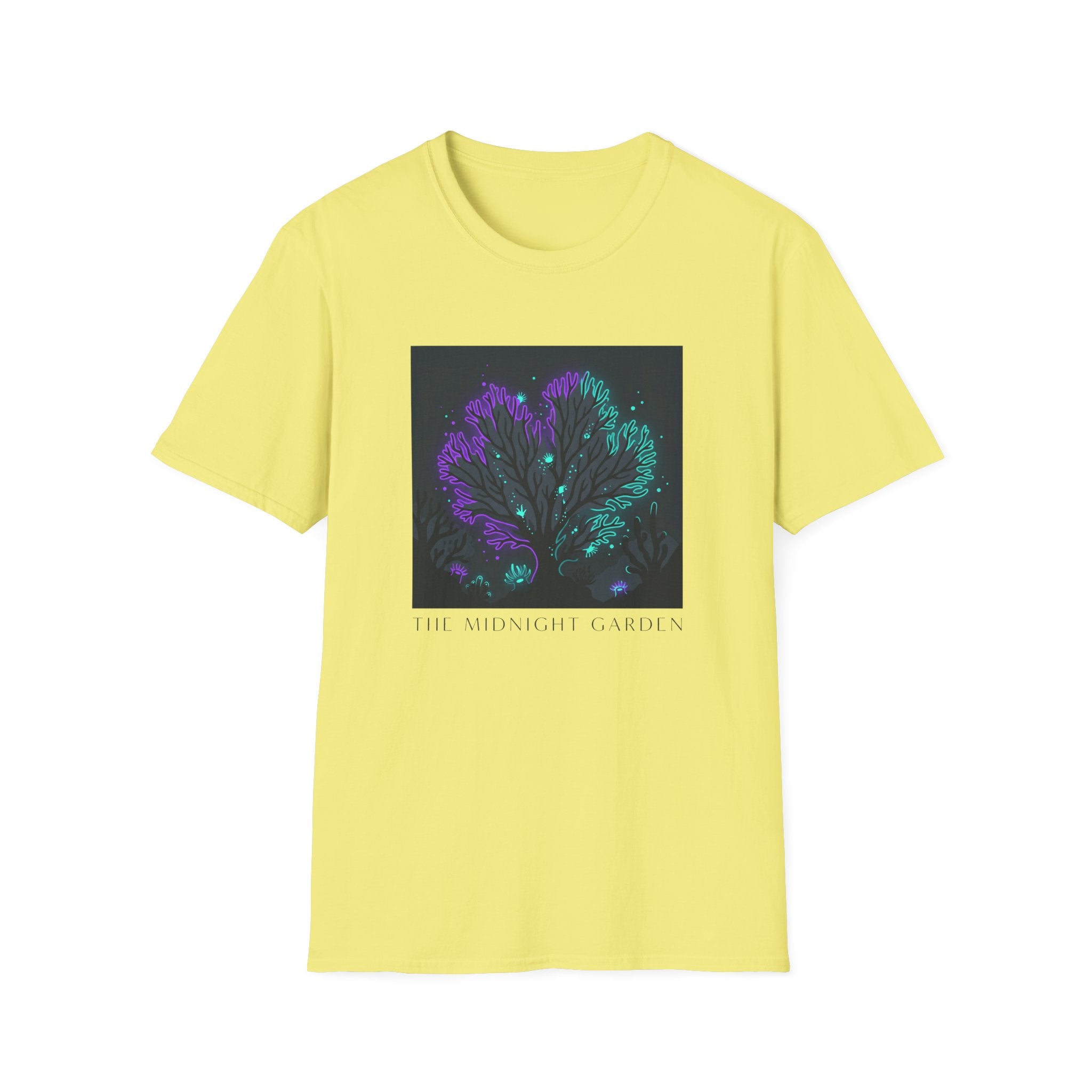 Moonlight Ginkgo T-Shirt — Night Garden Floral Tee