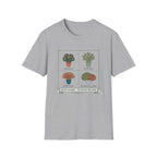 Plant Lover T-Shirt — Botanical Pots Design (Succulent & Cactus)