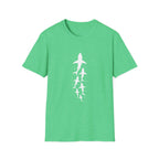 Shark Family Graphic T-Shirt — Vertical White Sharks Design
