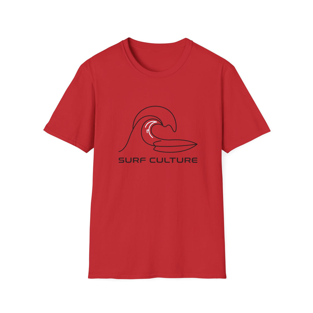 Surf Culture T-Shirt – Minimal Wave Graphic Tee