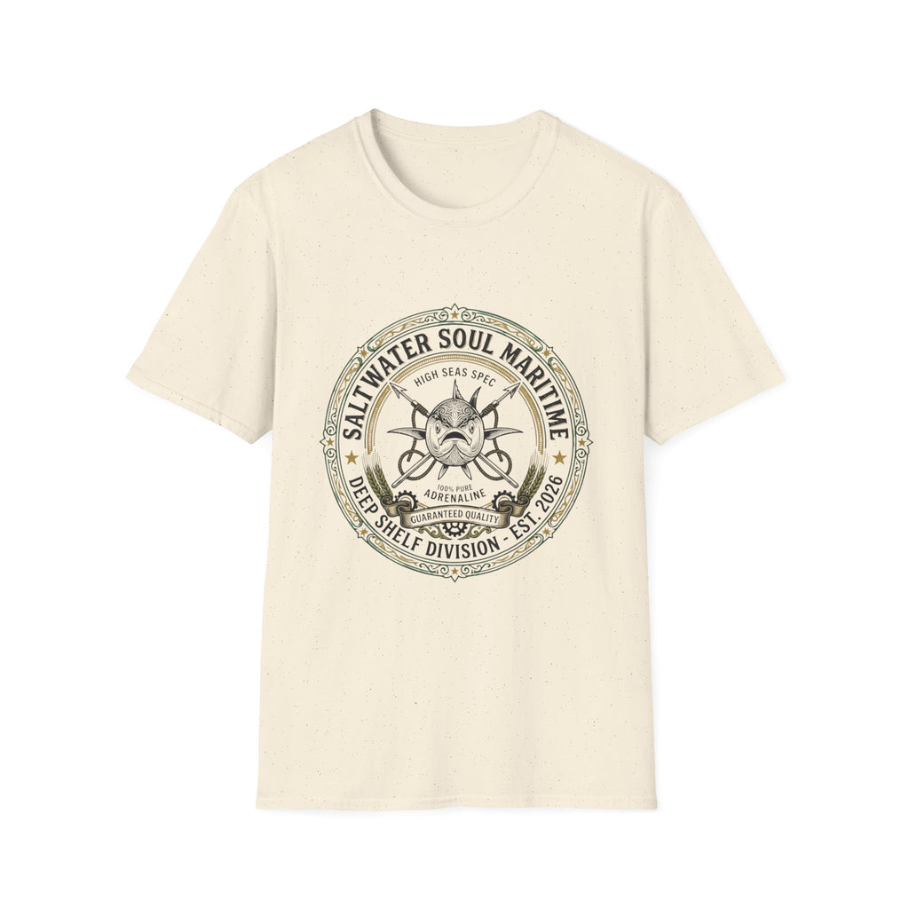 Saltwater Soul Maritime T-Shirt — Vintage Nautical Anchor Graphic